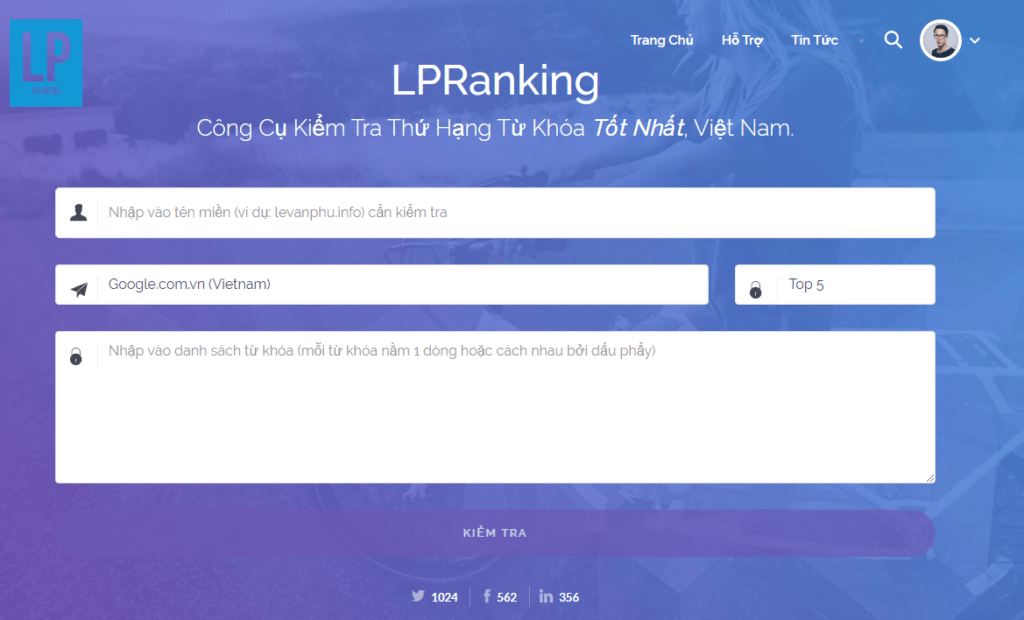 Công cụ kiểm tra thứ hạng từ khoá hiệu quả hiệu của Việt Nam