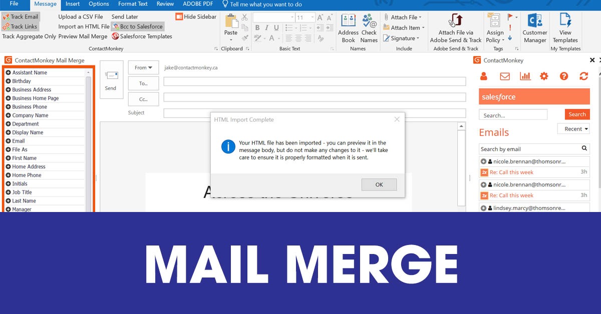 Mail merge là gì, cách sử dụng mail merge trong Word, Excel đơn giản