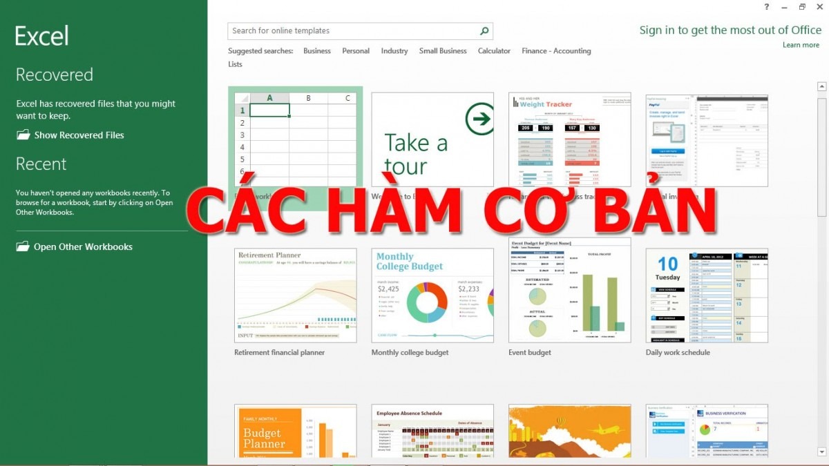 Những hàm cơ bản nhất trong Excel cần nắm rõ