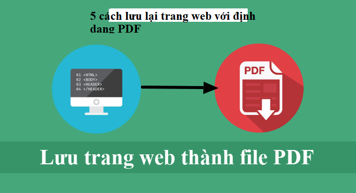 5 cách lưu lại trang web với định dạng PDF