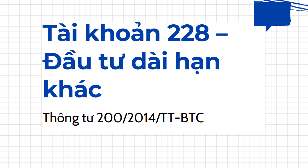 Tài khoản 228