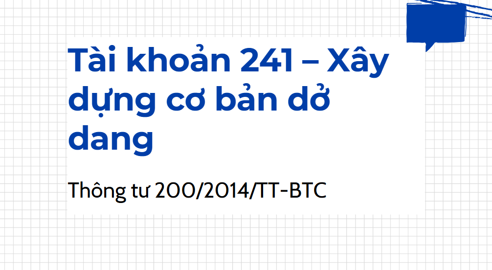 Tài khoản 241